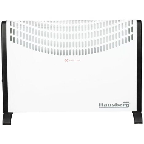 Convector electric Hausberg HB-8191, 2000 W, 3 nivele de putere, termostat reglabil